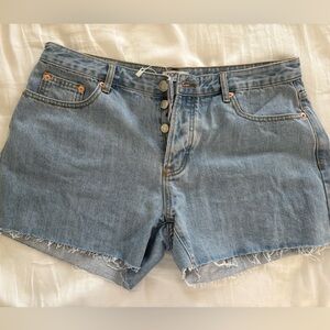 Classic Blue Denim Jean Shorts